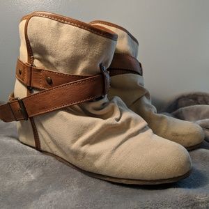 Call It Spring Hidden Wedge Beige/Chestnut Wedges